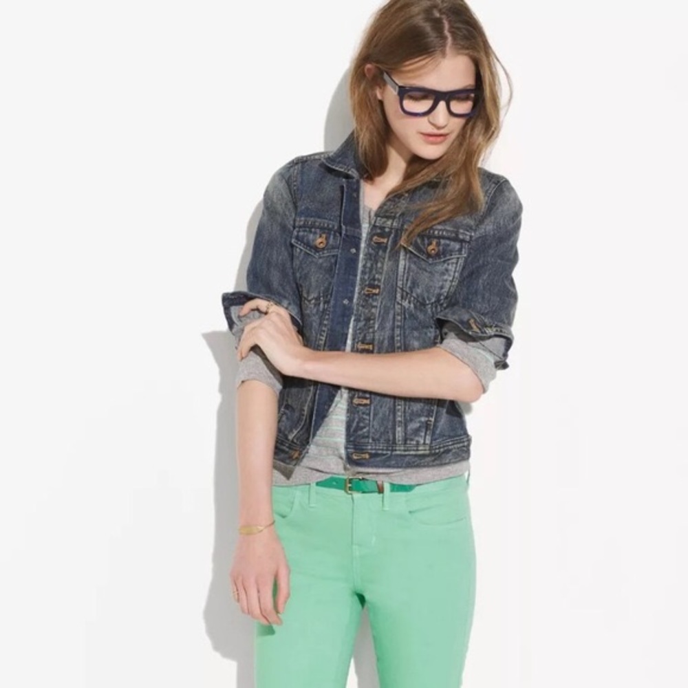 Madewell Jean Jacket in Storm Cloud Wash